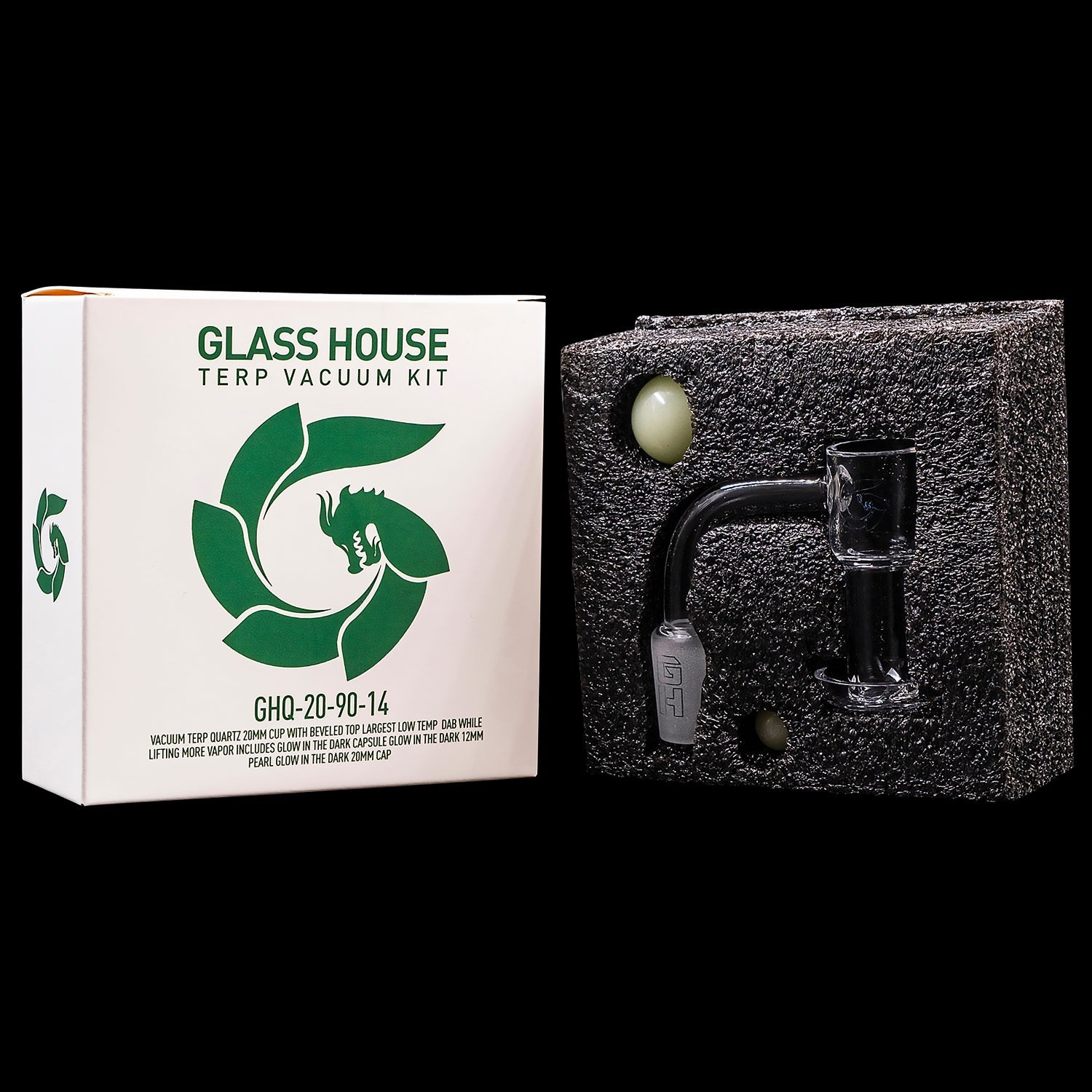 Glasshouse Full Quartz Terp Vacuum Kit - Discreet Smoker