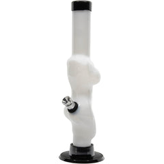JM Enterprises 8" Acrylic Lady Contour Bong - Multiple Colors - Discreet Smoker