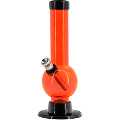 JM Enterprises 6" Acrylic Bubble Bong - Multiple Colors - Discreet Smoker