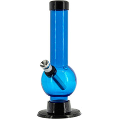 JM Enterprises 6" Acrylic Bubble Bong - Multiple Colors - Discreet Smoker