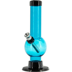 JM Enterprises 6" Acrylic Bubble Bong - Multiple Colors - Discreet Smoker
