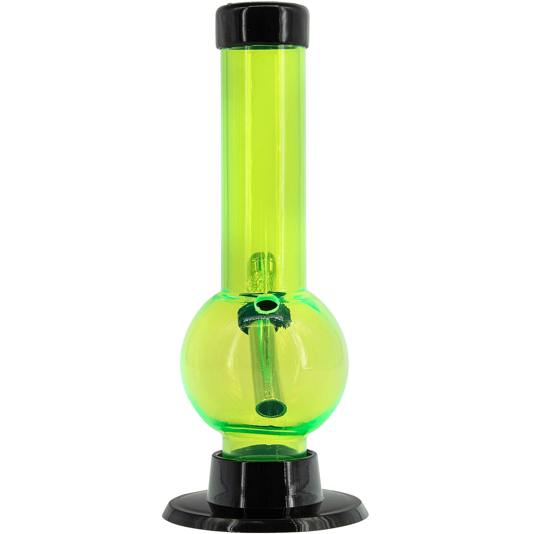 JM Enterprises 6" Acrylic Bubble Bong - Multiple Colors - Discreet Smoker
