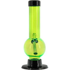JM Enterprises 6" Acrylic Bubble Bong - Multiple Colors - Discreet Smoker