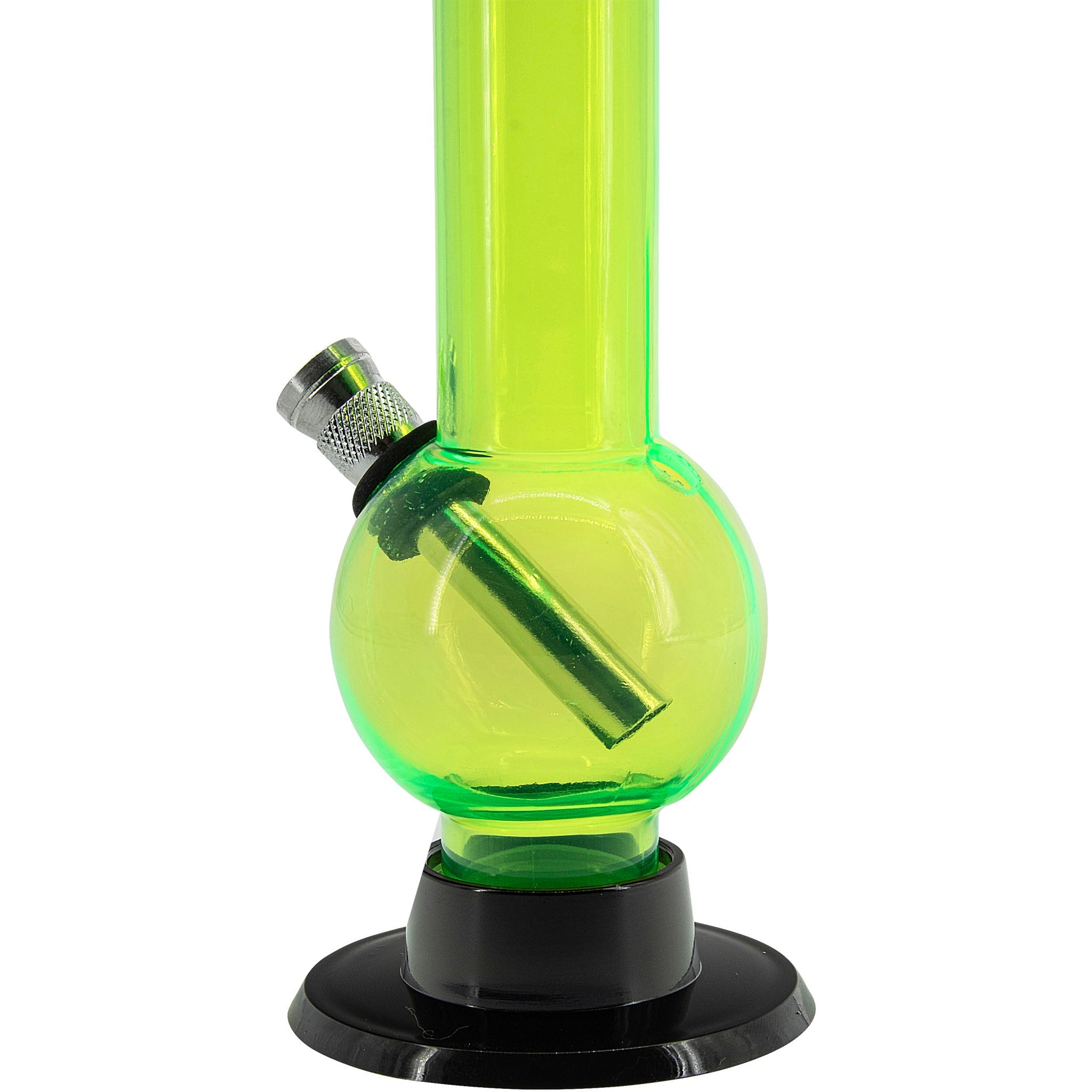 JM Enterprises 6" Acrylic Bubble Bong - Multiple Colors - Discreet Smoker