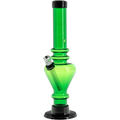 JM Enterprises 8" Acrylic Blossom Bong - Multiple Colors - Discreet Smoker