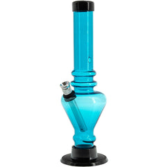 JM Enterprises 8" Acrylic Blossom Bong - Multiple Colors - Discreet Smoker