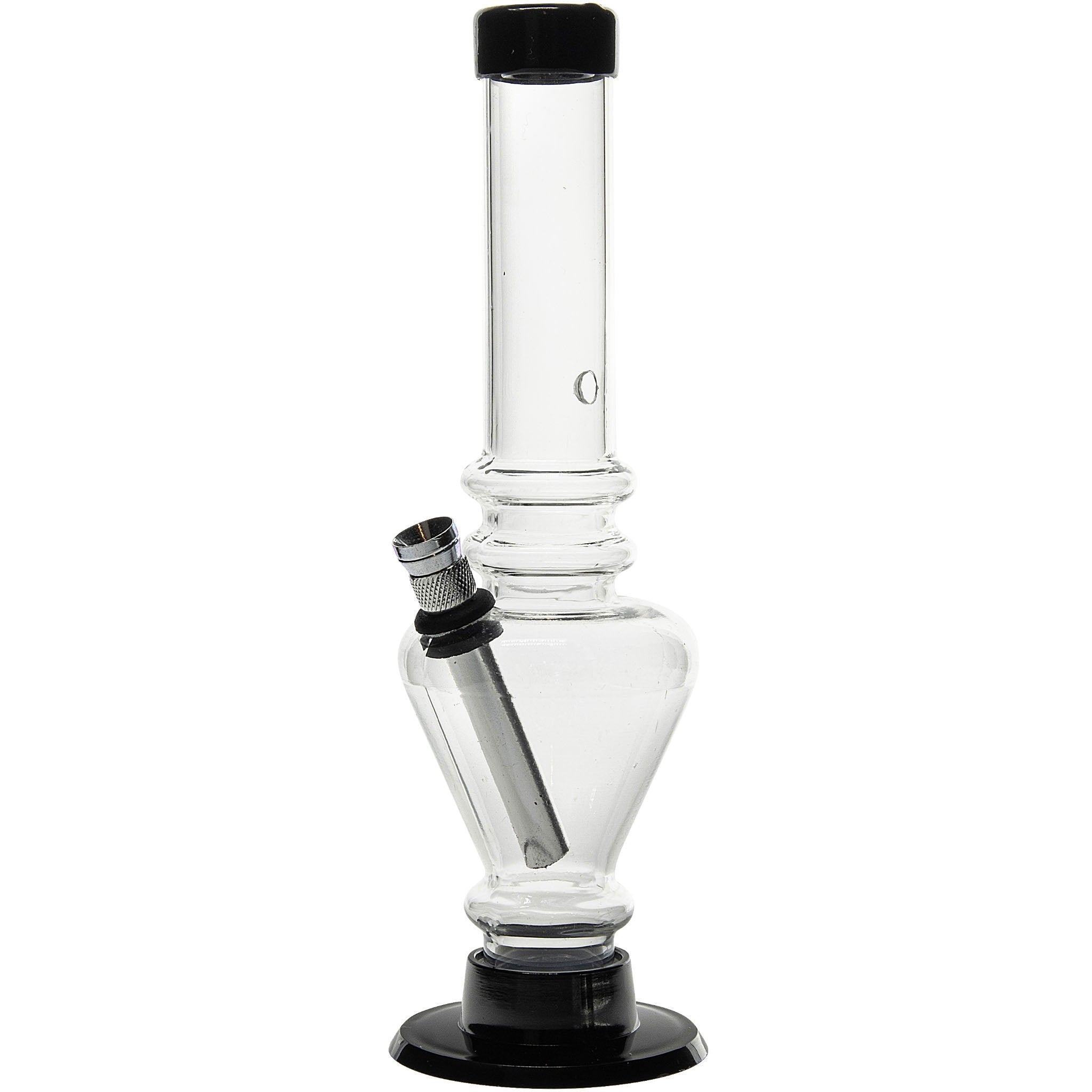 JM Enterprises 8" Acrylic Blossom Bong - Multiple Colors - Discreet Smoker
