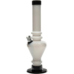 JM Enterprises 8" Acrylic Blossom Bong - Multiple Colors - Discreet Smoker
