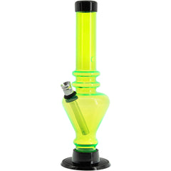 JM Enterprises 8" Acrylic Blossom Bong - Multiple Colors - Discreet Smoker
