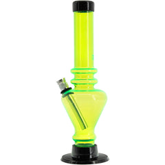 JM Enterprises 8" Acrylic Blossom Bong - Multiple Colors - Discreet Smoker
