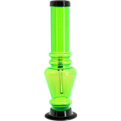 JM Enterprises 12" Acrylic Vase Base Bong - Multiple Colors - Discreet Smoker