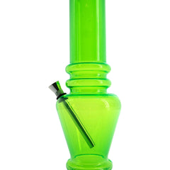 JM Enterprises 12" Acrylic Vase Base Bong - Multiple Colors - Discreet Smoker