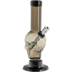 JM Enterprises Mini Alien Head Acrylic Bong - 6" Tall - Multiple Colors - Discreet Smoker