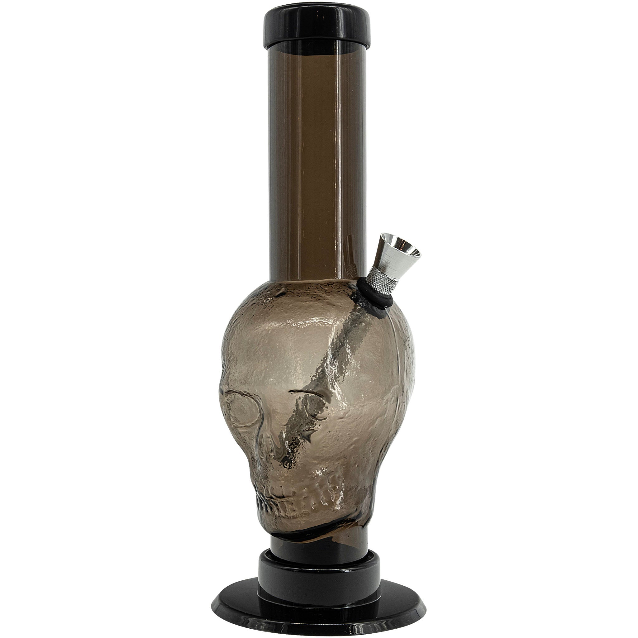 JM Enterprises 9-12" Acrylic Skull Bong - Multiple Colors - Discreet Smoker