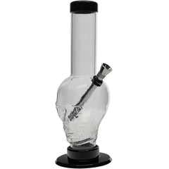 JM Enterprises 9-12" Acrylic Skull Bong - Multiple Colors - Discreet Smoker