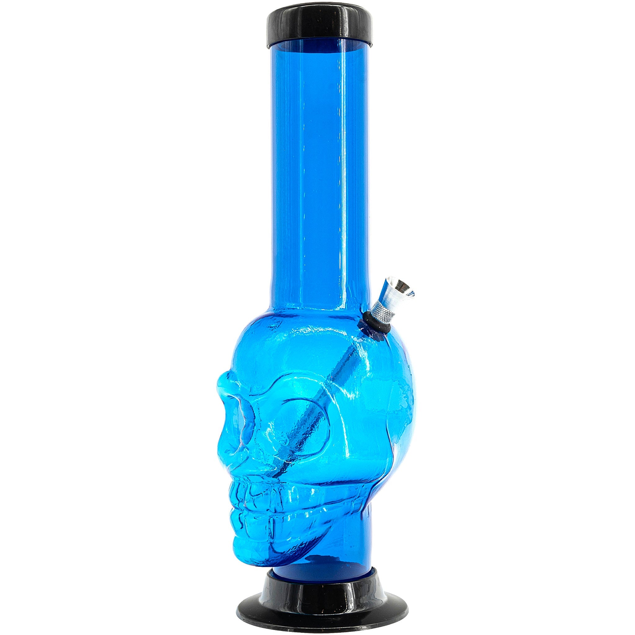 JM Enterprises 12-15" Acrylic Skull Chamber Bong - Multiple Colors - Discreet Smoker