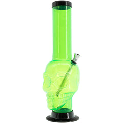 JM Enterprises 12-15" Acrylic Skull Chamber Bong - Multiple Colors - Discreet Smoker
