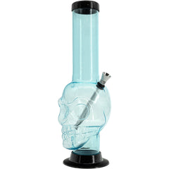 JM Enterprises 12-15" Acrylic Skull Chamber Bong - Multiple Colors - Discreet Smoker
