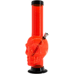 JM Enterprises 12-15" Acrylic Skull Chamber Bong - Multiple Colors - Discreet Smoker