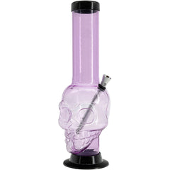 JM Enterprises 12-15" Acrylic Skull Chamber Bong - Multiple Colors - Discreet Smoker