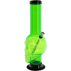 JM Enterprises 12-15" Acrylic Skull Chamber Bong - Multiple Colors - Discreet Smoker