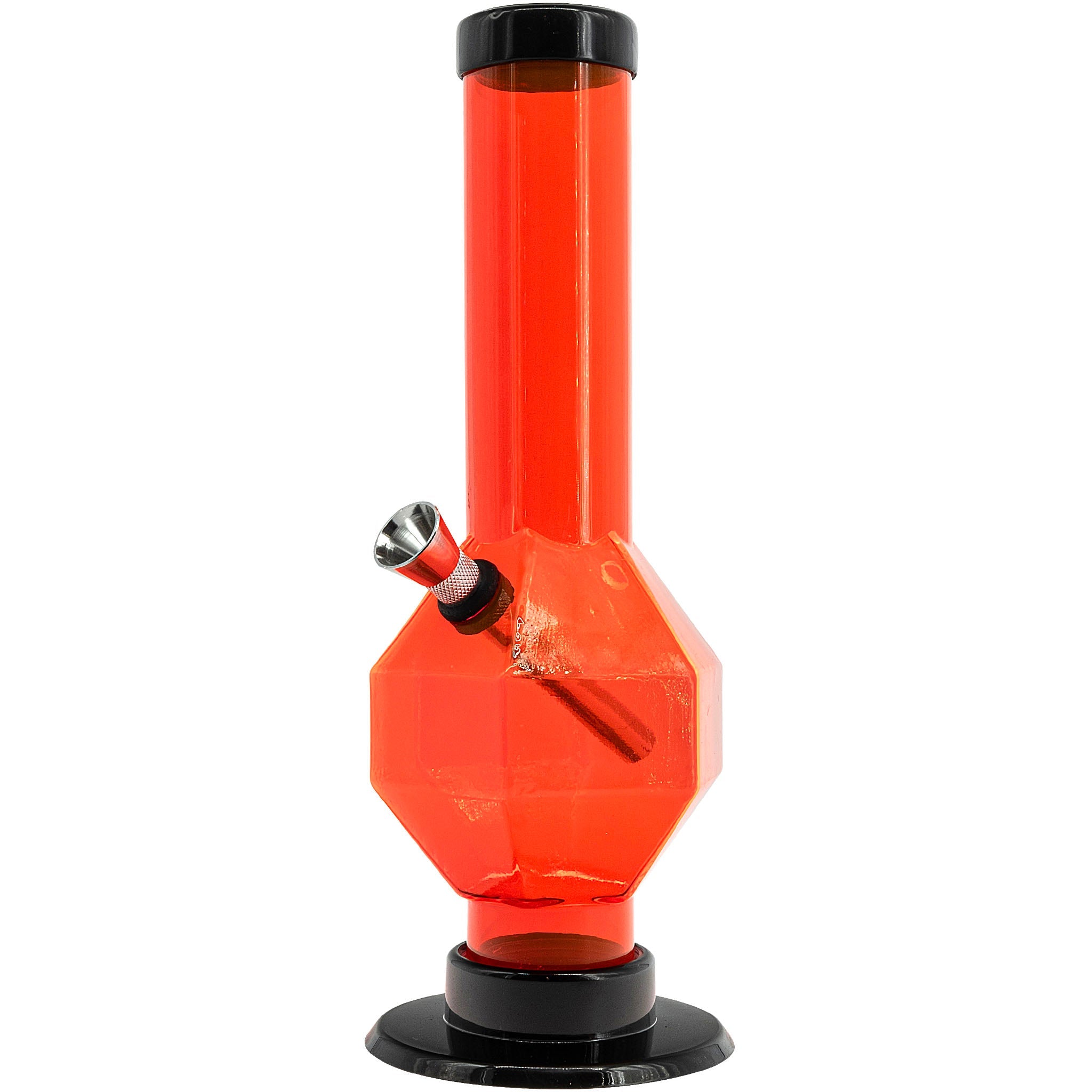JM Enterprises 9-12" Acrylic Diamond Bong - Multiple Colors - Discreet Smoker