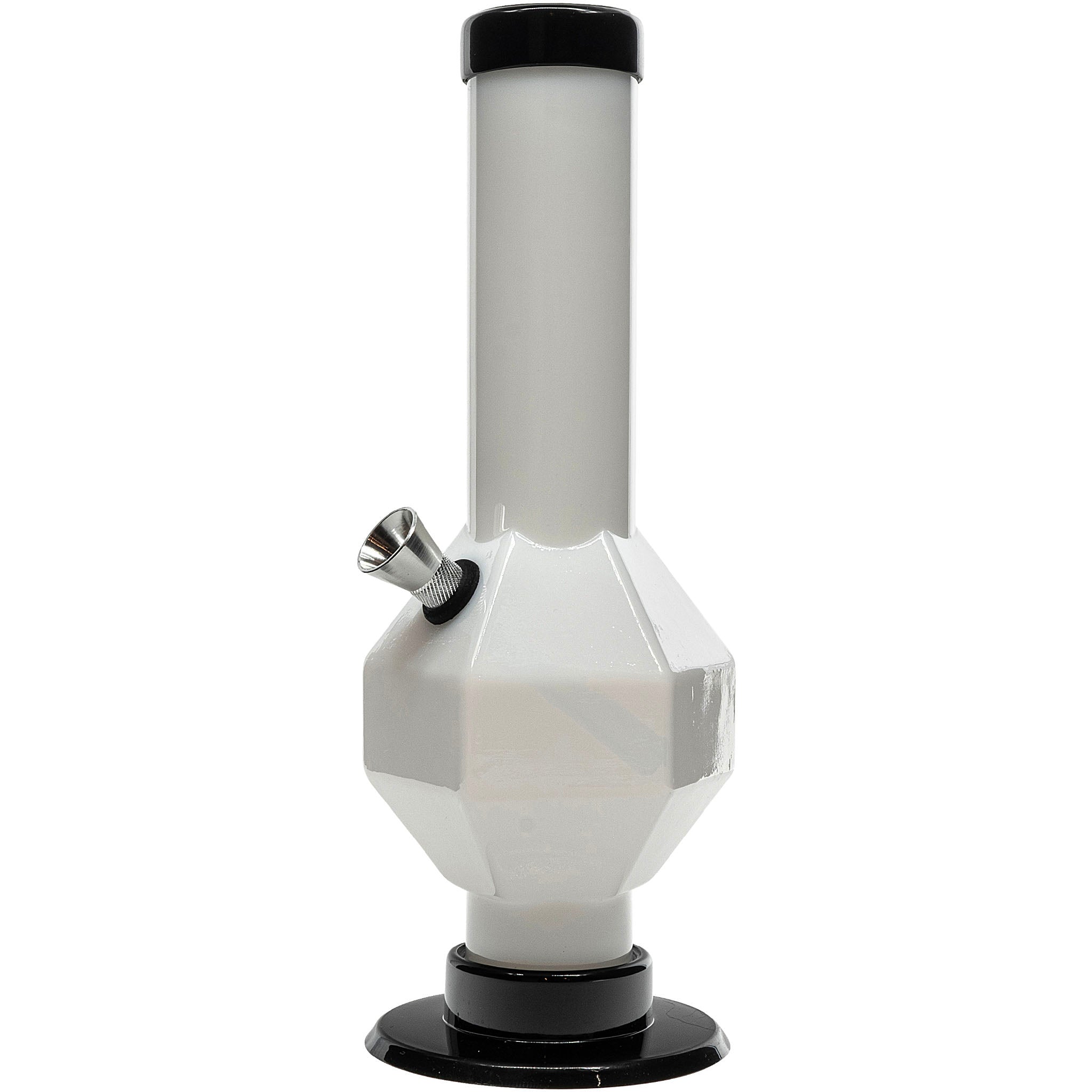 JM Enterprises 9-12" Acrylic Diamond Bong - Multiple Colors - Discreet Smoker
