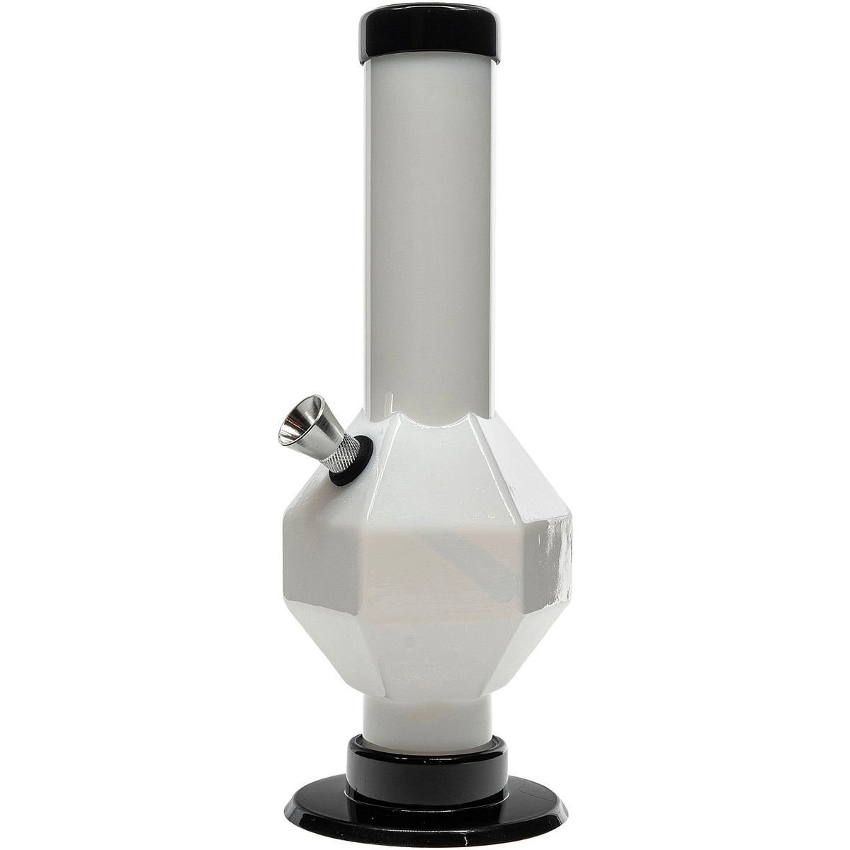 JM Enterprises 9-12" Acrylic Diamond Bong - Multiple Colors - Discreet Smoker