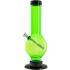 JM Enterprises 9-12" Acrylic Diamond Bong - Multiple Colors - Discreet Smoker