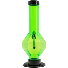 JM Enterprises 9-12" Acrylic Diamond Bong - Multiple Colors - Discreet Smoker