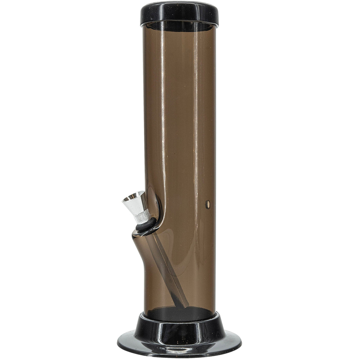 JM Enterprises 6-9-12-15" Acrylic Straight Tube Basic Bong - Multiple Colors - Discreet Smoker