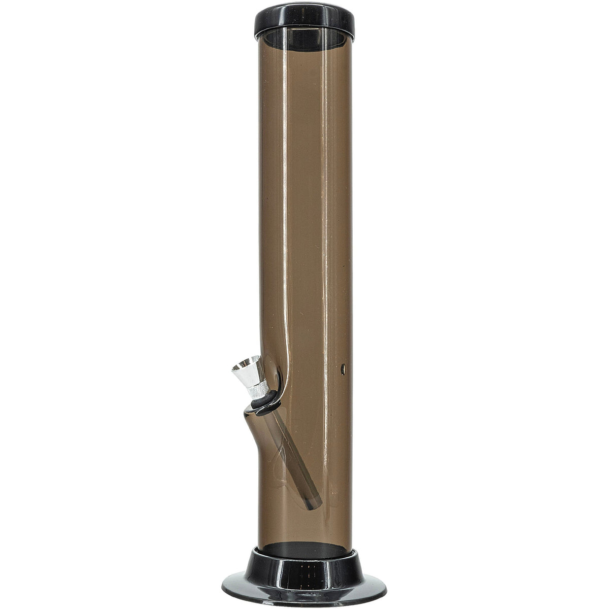 JM Enterprises 6-9-12-15" Acrylic Straight Tube Basic Bong - Multiple Colors - Discreet Smoker