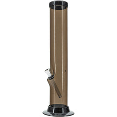 JM Enterprises 6-9-12-15" Acrylic Straight Tube Basic Bong - Multiple Colors - Discreet Smoker