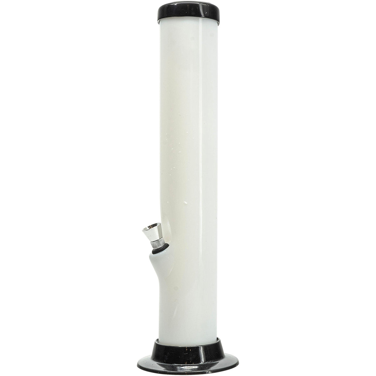 JM Enterprises 6-9-12-15" Acrylic Straight Tube Basic Bong - Multiple Colors - Discreet Smoker