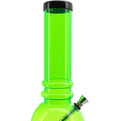 JM Enterprises 12-15" Acrylic Bubble Base Bong - Multiple Colors - Discreet Smoker