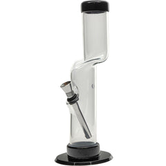 JM Enterprises 9-12" Acrylic Kink Neck Bong - Multiple Colors - Discreet Smoker