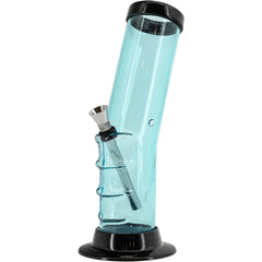 JM Enterprises 9-12" Acrylic Bent Neck Bong - Multiple Colors - Discreet Smoker