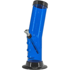 JM Enterprises 9-12" Acrylic Bent Neck Bong - Multiple Colors - Discreet Smoker