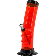 JM Enterprises 9-12" Acrylic Bent Neck Bong - Multiple Colors - Discreet Smoker
