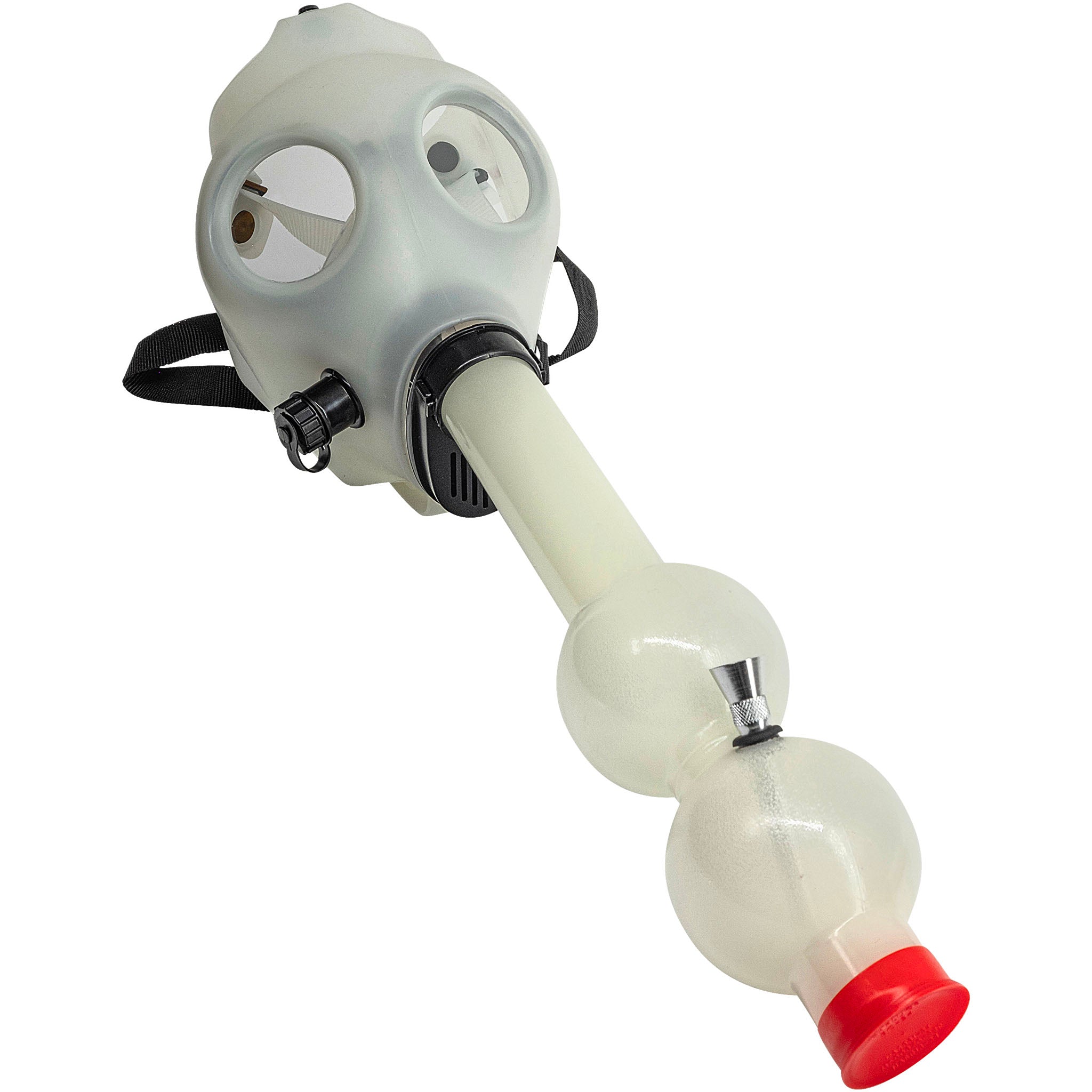 JM Enterprises Acrylic Glow In The Dark Double Bubble Diffuser Gas Mask - Discreet Smoker