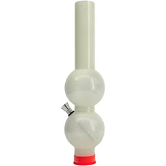 JM Enterprises Acrylic Glow In The Dark Double Bubble Diffuser Gas Mask - Discreet Smoker