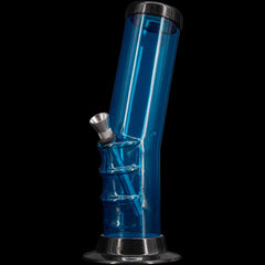 JM Enterprises 9-12" Acrylic Bent Neck Bong - Multiple Colors - Discreet Smoker