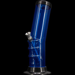 JM Enterprises 9-12" Acrylic Bent Neck Bong - Multiple Colors - Discreet Smoker