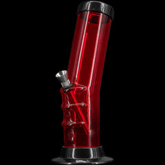 JM Enterprises 9-12" Acrylic Bent Neck Bong - Multiple Colors - Discreet Smoker