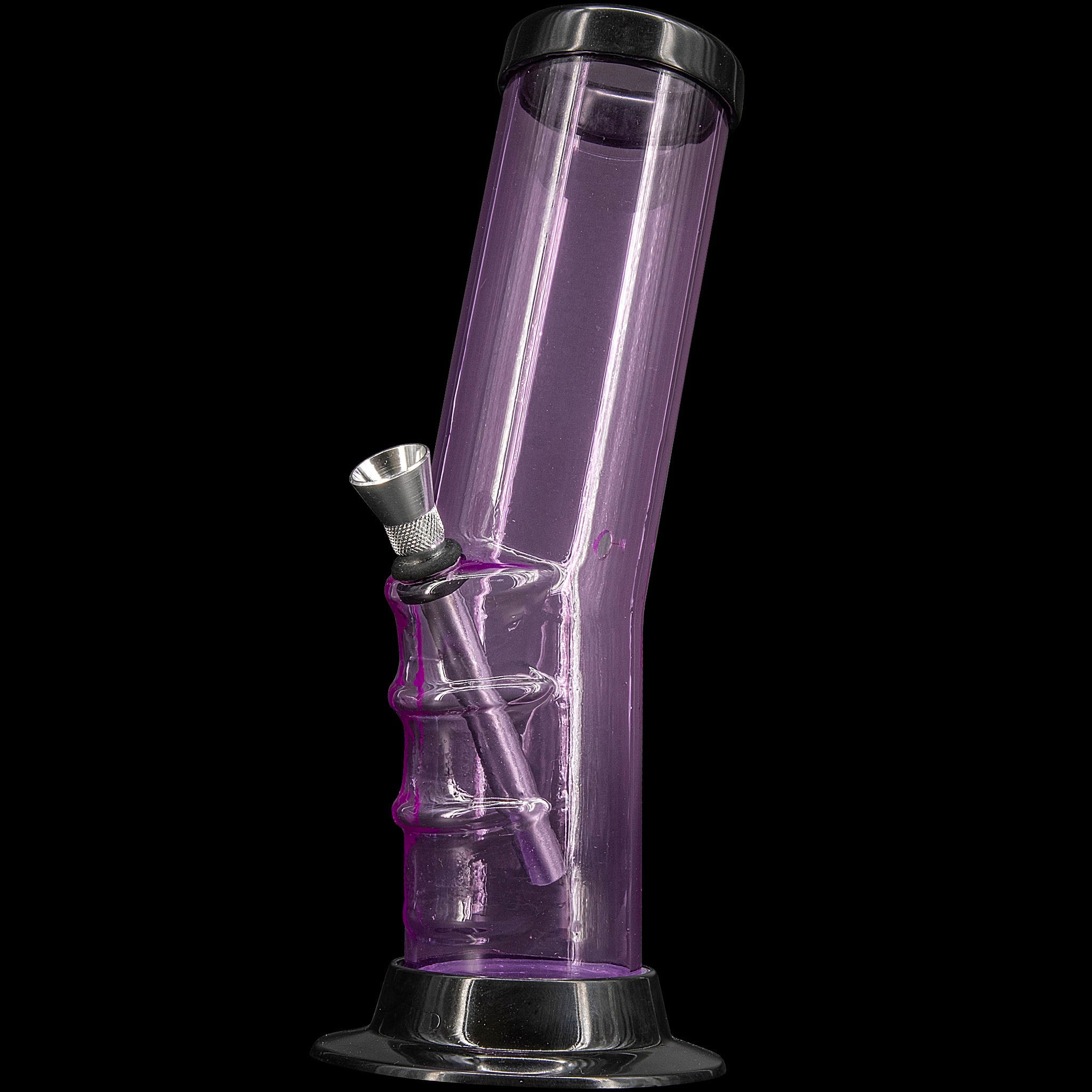JM Enterprises 9-12" Acrylic Bent Neck Bong - Multiple Colors - Discreet Smoker