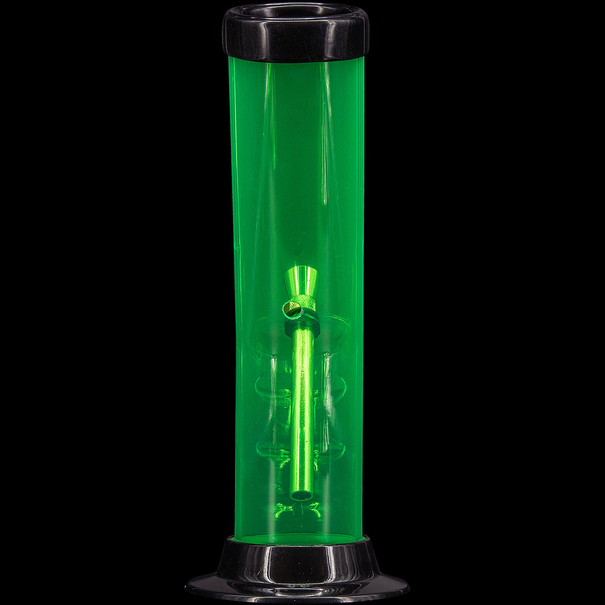 JM Enterprises 9-12" Acrylic Bent Neck Bong - Multiple Colors - Discreet Smoker