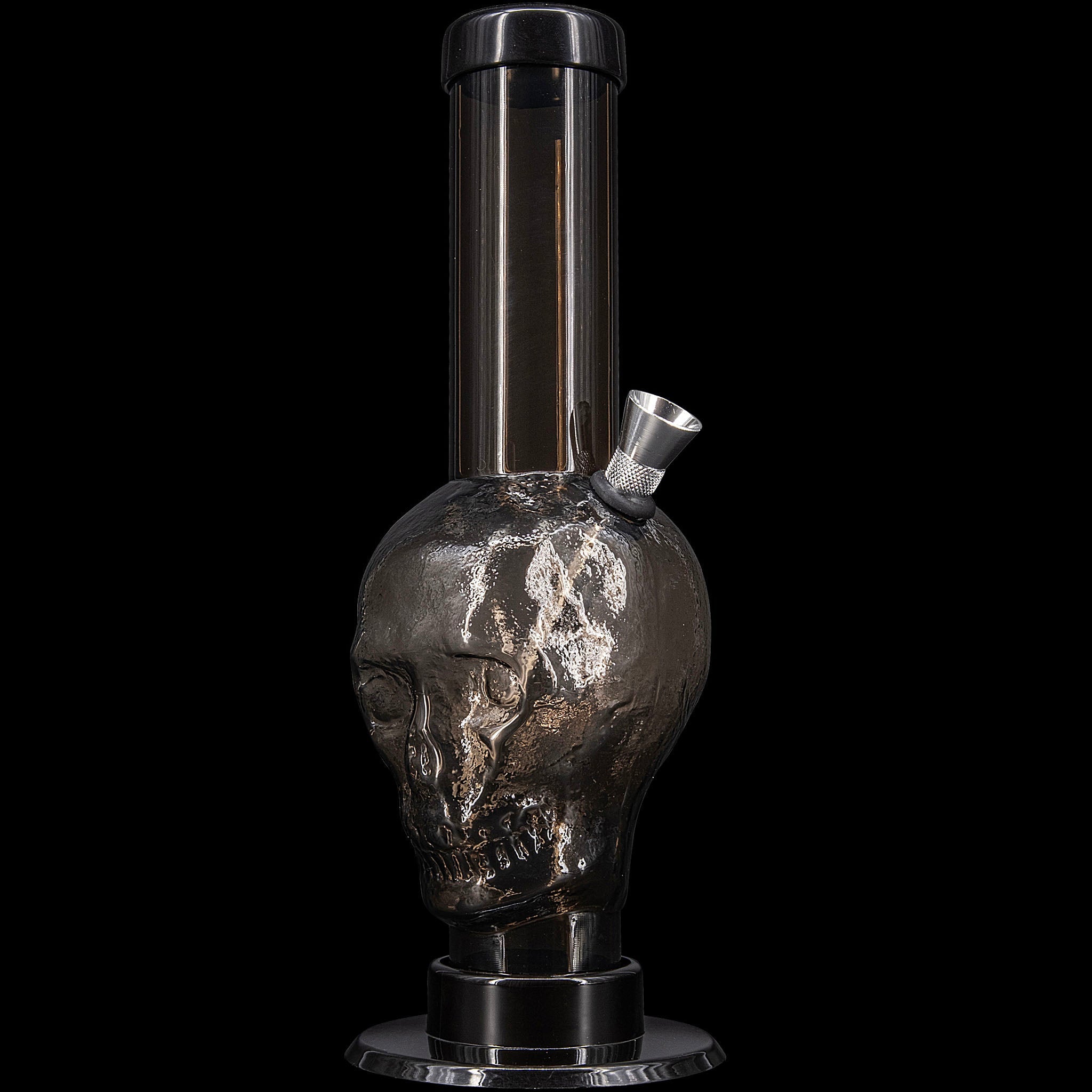 JM Enterprises 9-12" Acrylic Skull Bong - Multiple Colors - Discreet Smoker