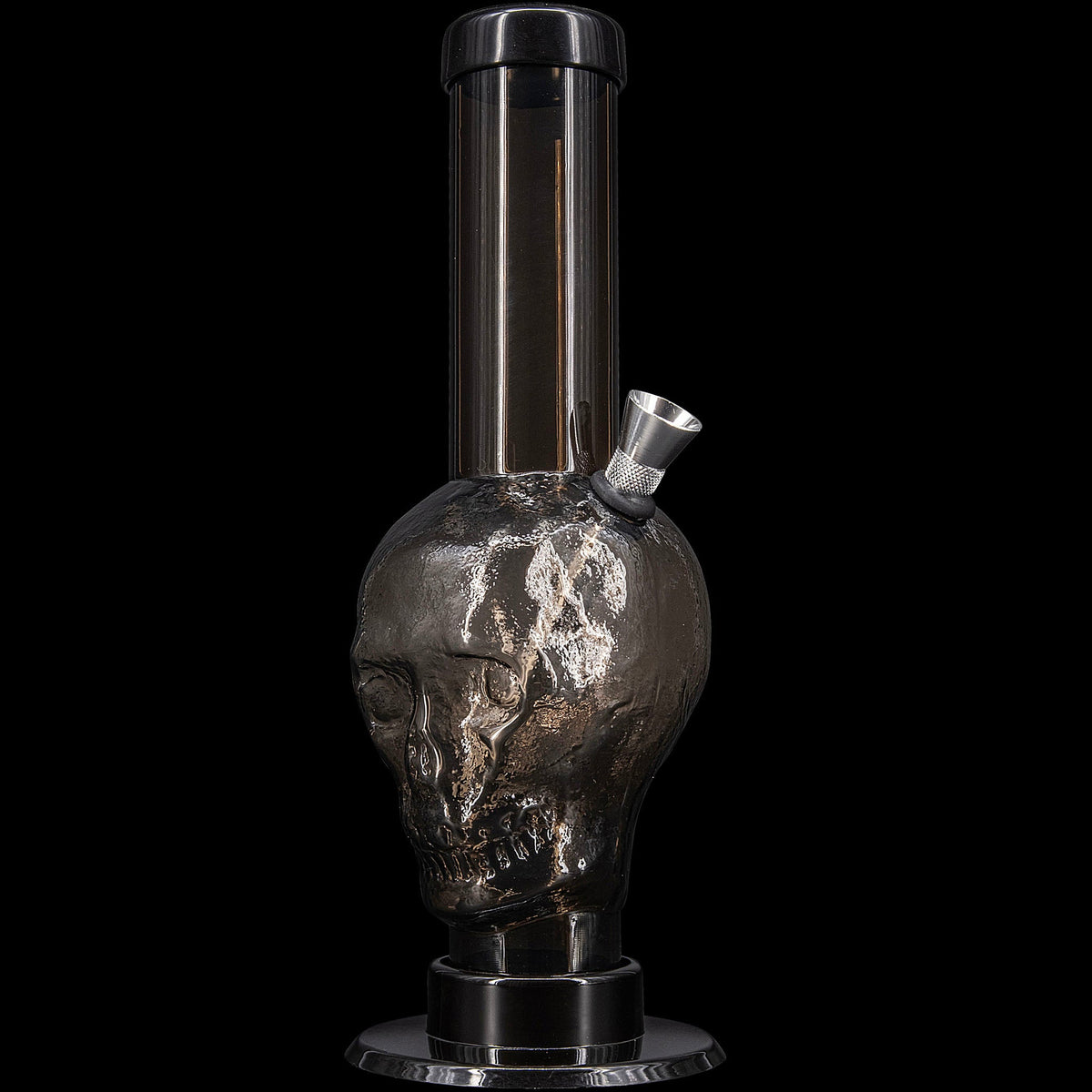 JM Enterprises 9-12" Acrylic Skull Bong - Multiple Colors - Discreet Smoker