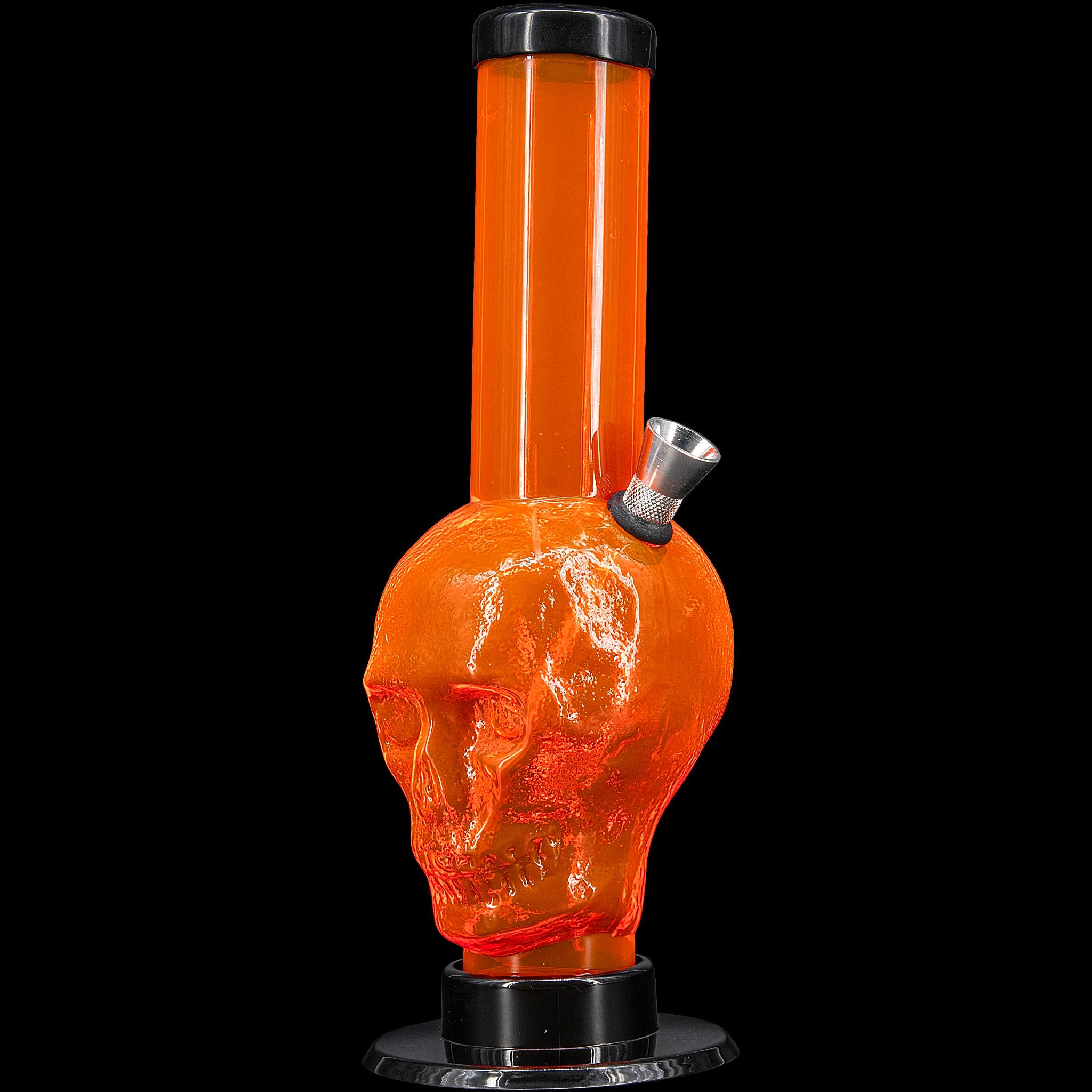 JM Enterprises 9-12" Acrylic Skull Bong - Multiple Colors - Discreet Smoker