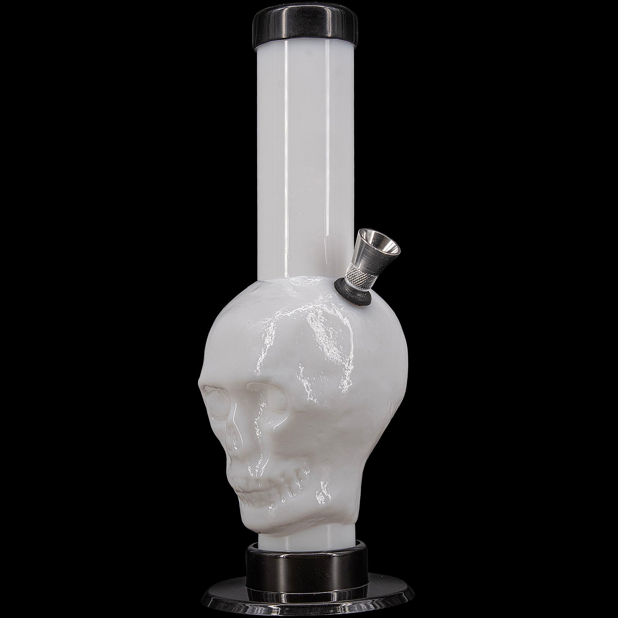 JM Enterprises 9-12" Acrylic Skull Bong - Multiple Colors - Discreet Smoker